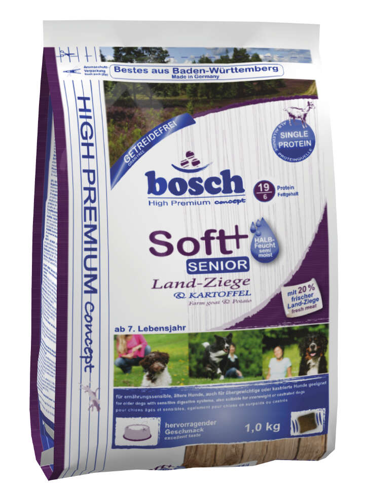 bosch Hunde-Trockenfutter HPC Soft Senior Ziege+Kartoffel